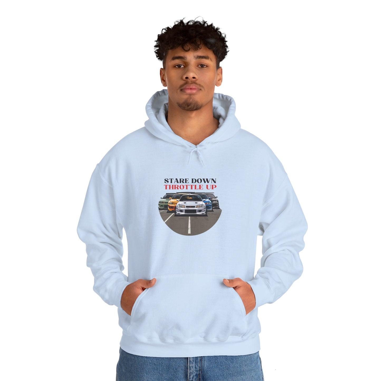 "Stare Down Throttle Up" | JDM unisex Hoodie