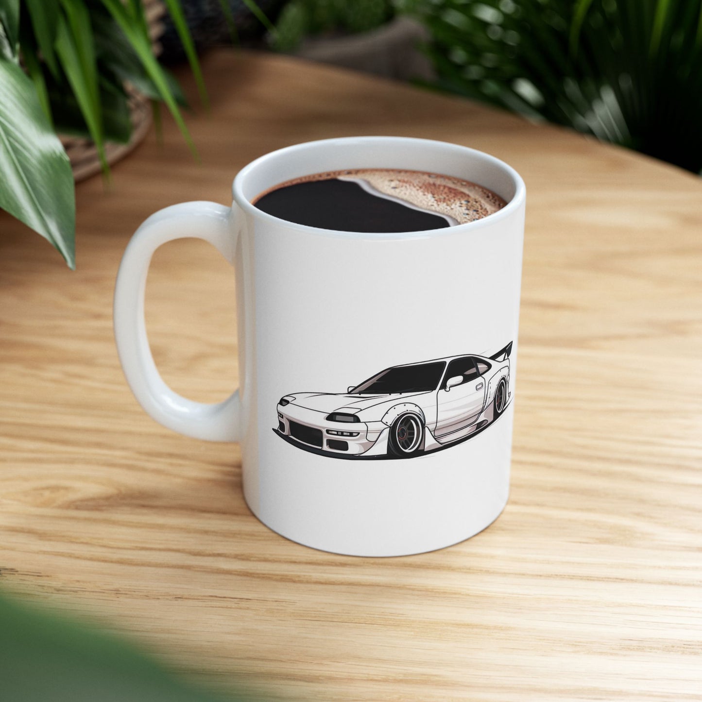 „Wake Up and Rev Up“ | JDM Coffee Mug