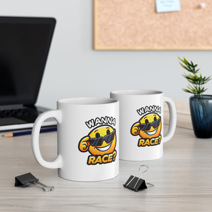 "Wanna Race?" | JDM Coffee Mug