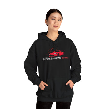 "Elevate, Accelerate, Dominate" | JDM unisex Hoodie