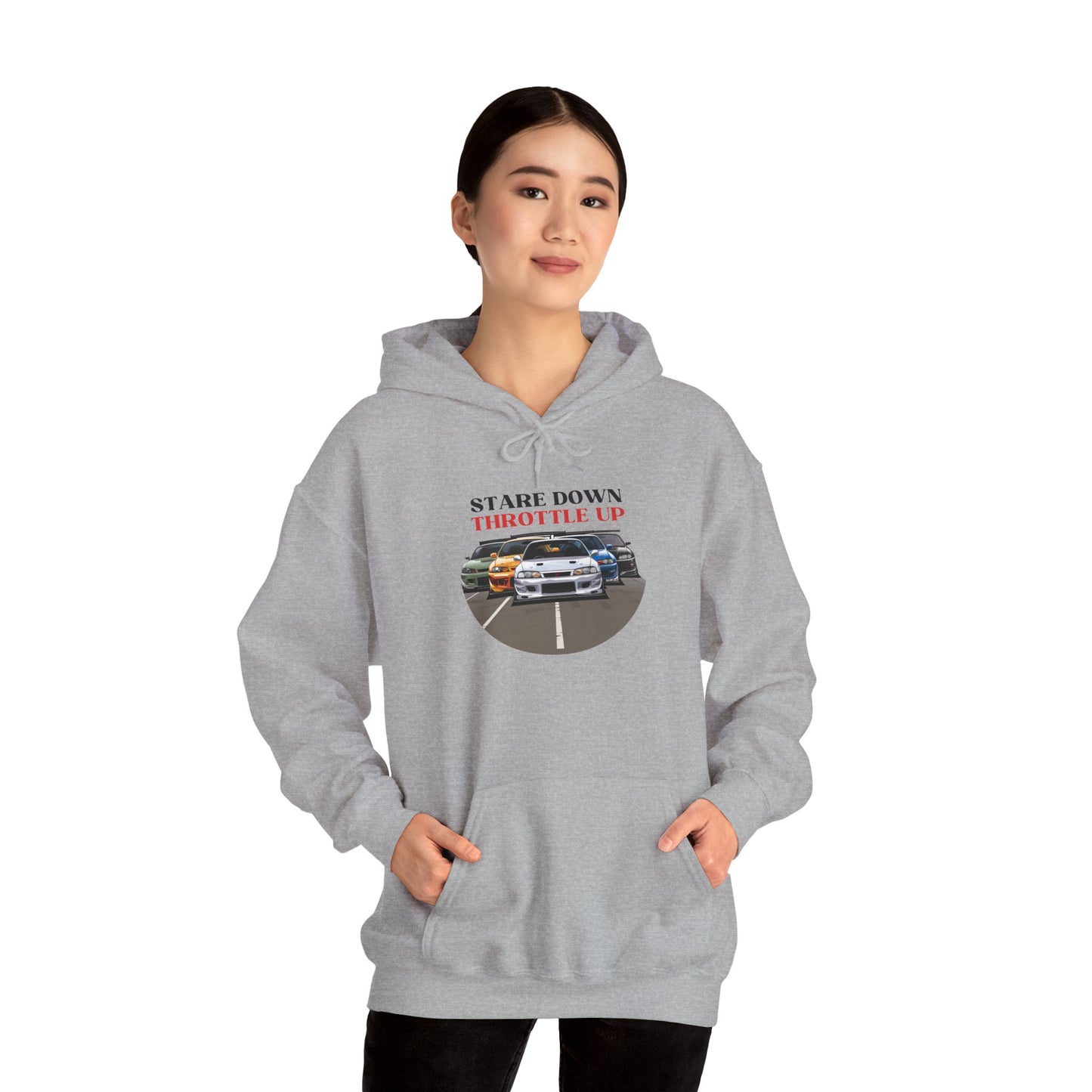 "Stare Down Throttle Up" | JDM unisex Hoodie