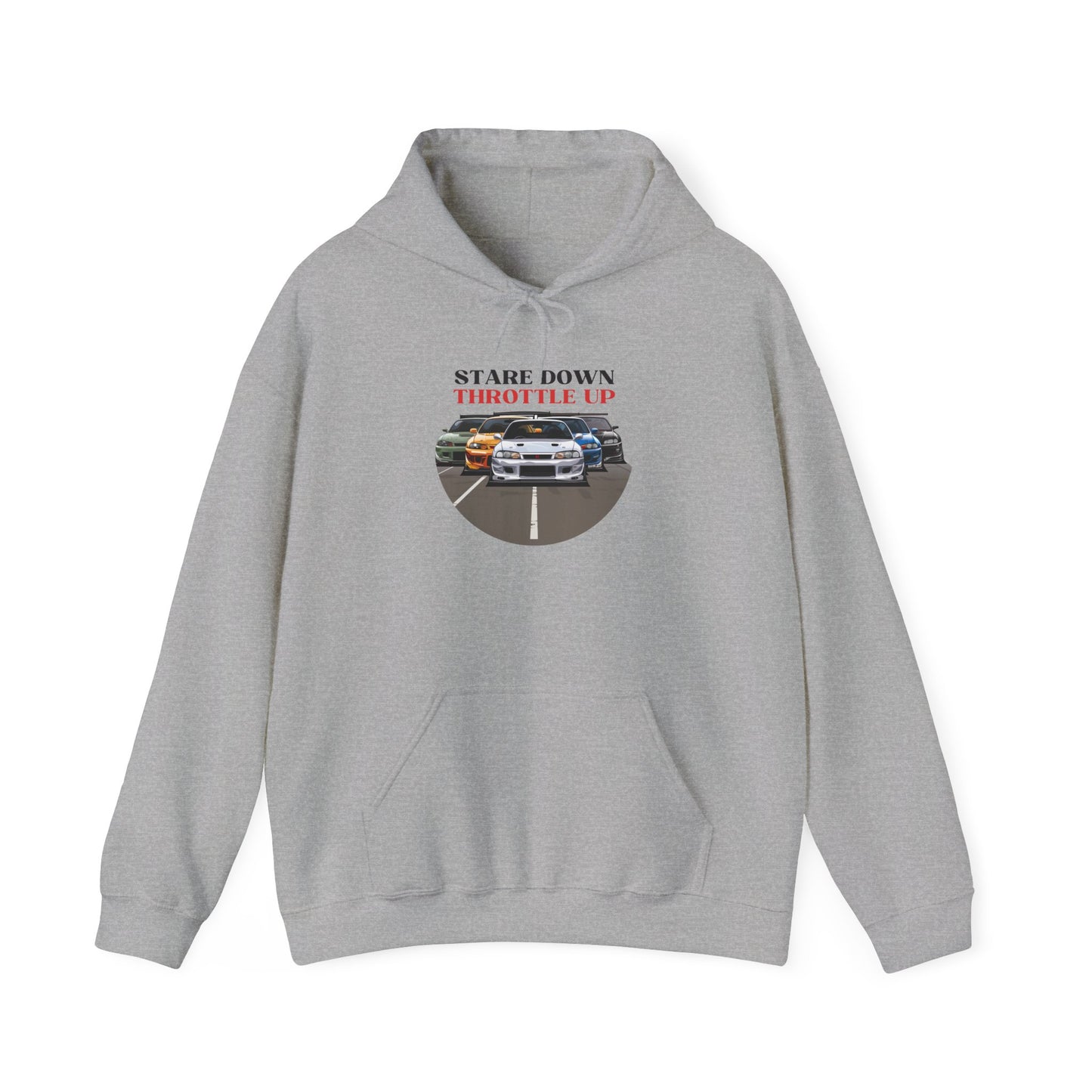 "Stare Down Throttle Up" | JDM unisex Hoodie