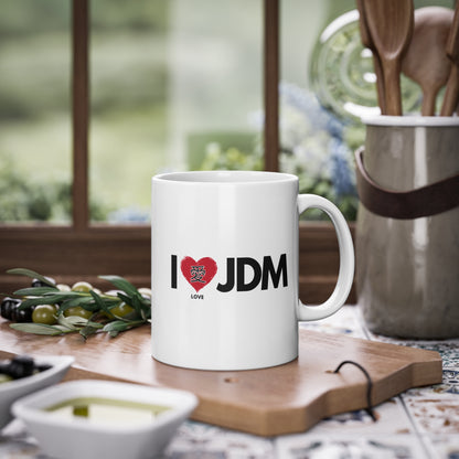 "I 愛 JDM" | JDM Coffee Cup