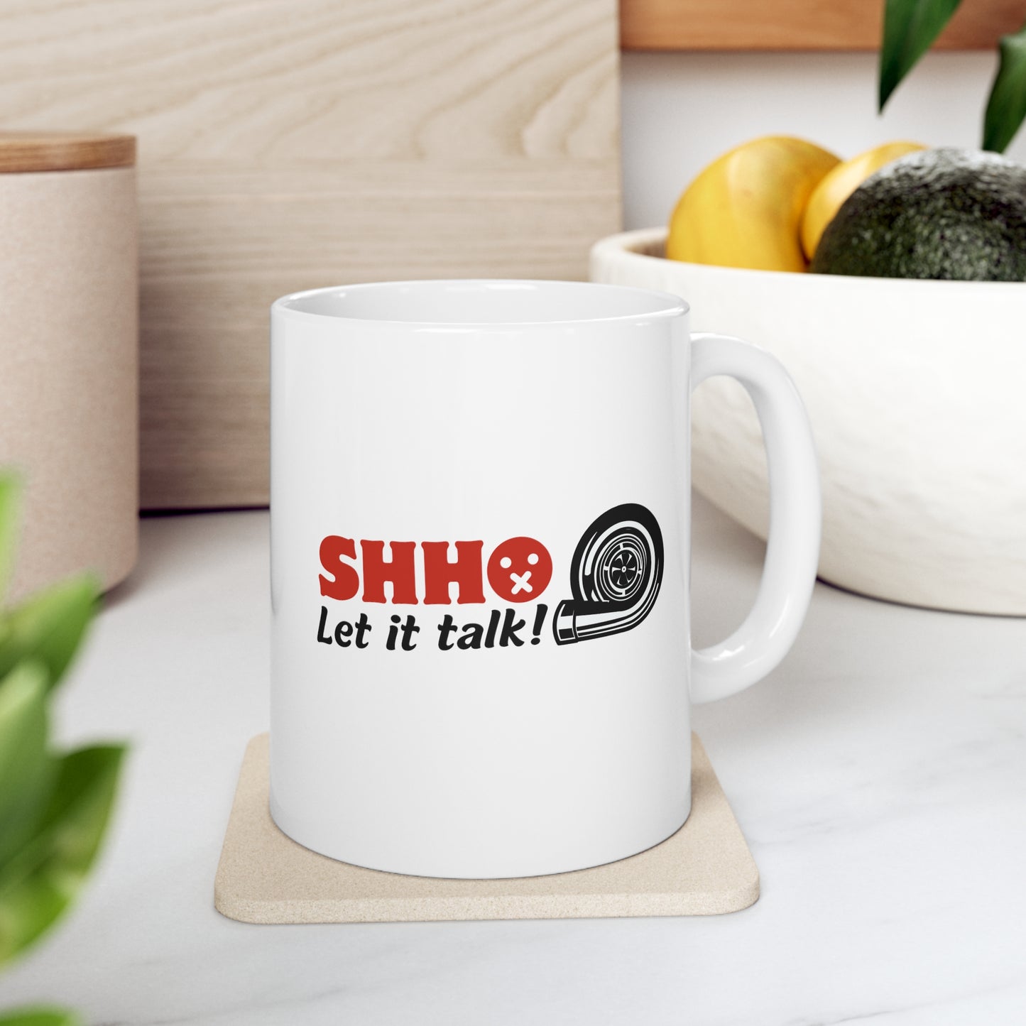 "Shh let it talk" | JDM Coffee Mug