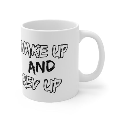 „Wake Up and Rev Up“ | JDM Coffee Mug