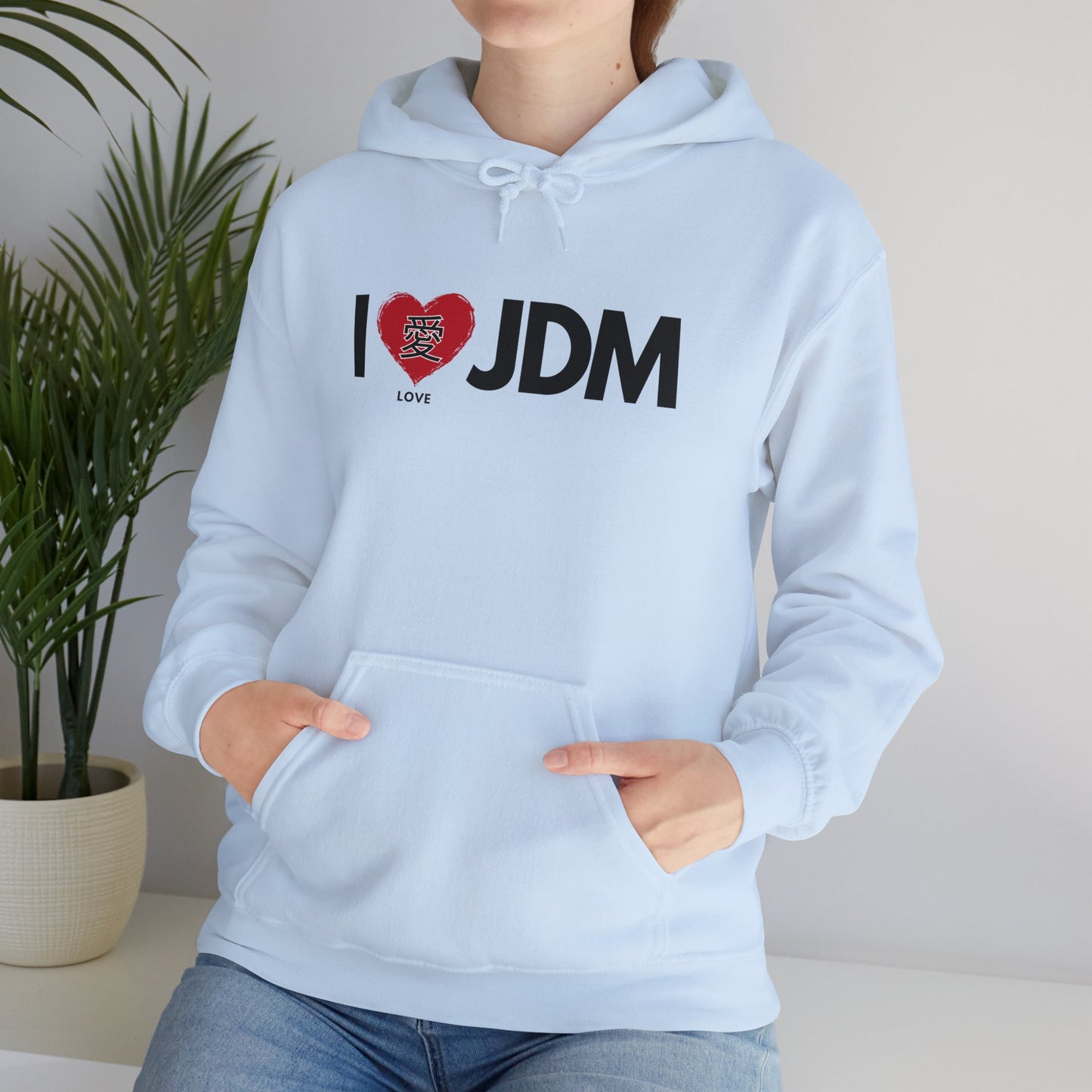 "I 愛 JDM" JDM unisex Hoodie