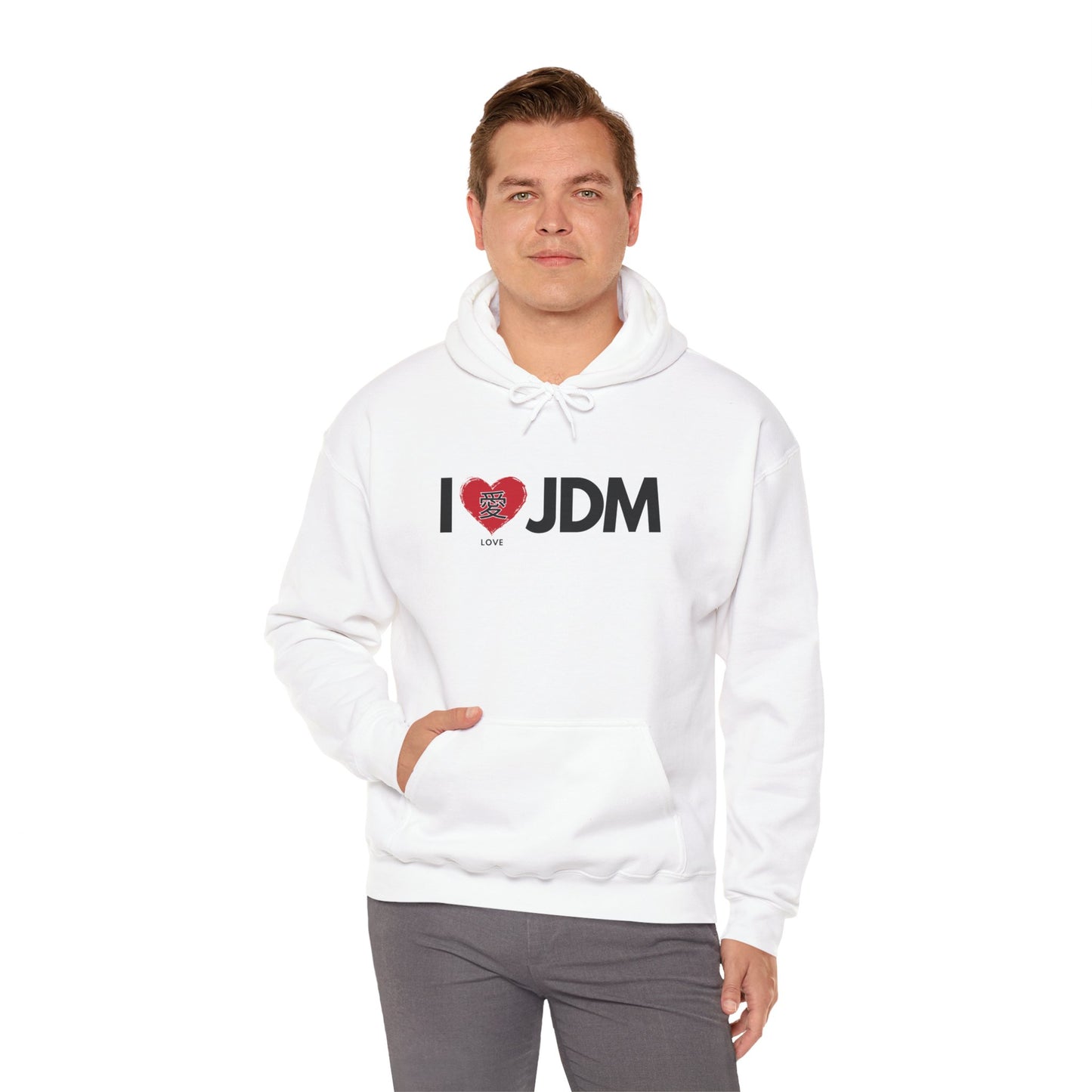 "I 愛 JDM" JDM unisex Hoodie