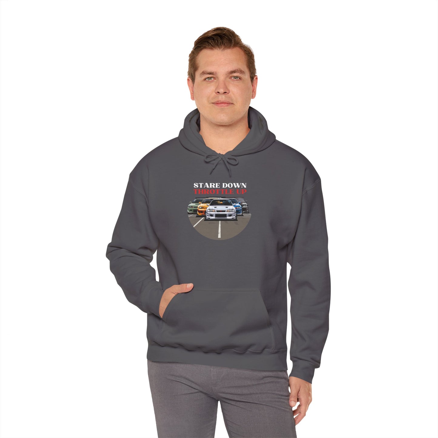 "Stare Down Throttle Up" | JDM unisex Hoodie