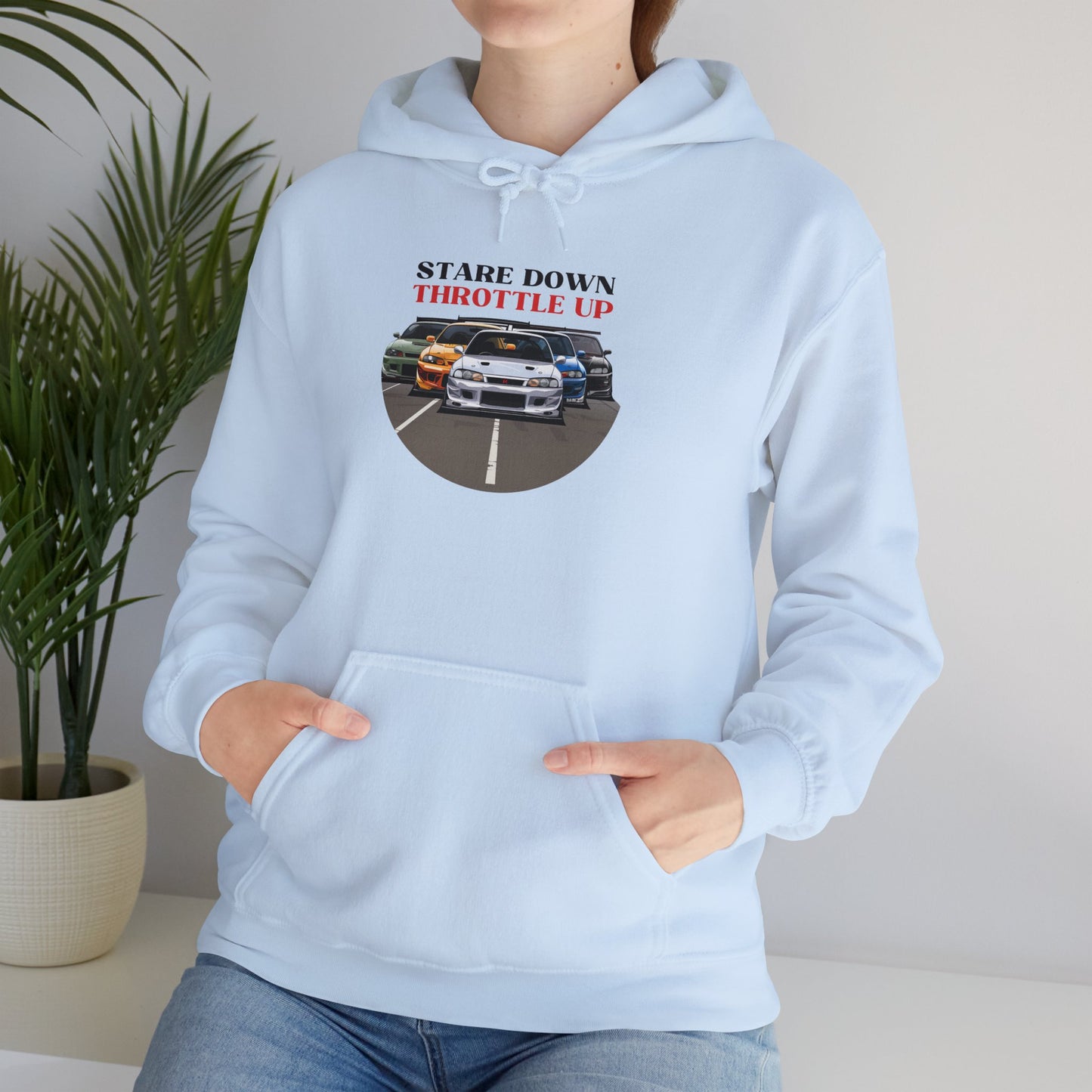 "Stare Down Throttle Up" | JDM unisex Hoodie