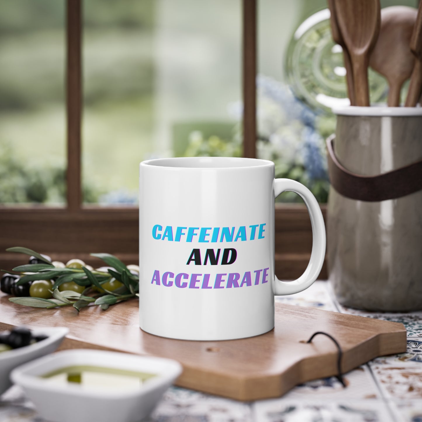 "Caffeinate and Accelerate"  | JDM Coffee Cup