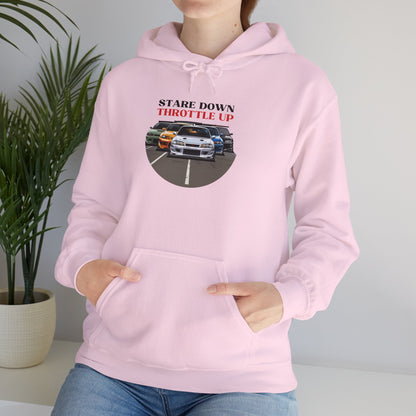 "Stare Down Throttle Up" | JDM unisex Hoodie