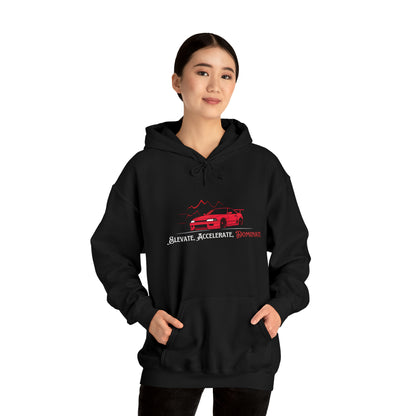 "Elevate, Accelerate, Dominate" | JDM unisex Hoodie