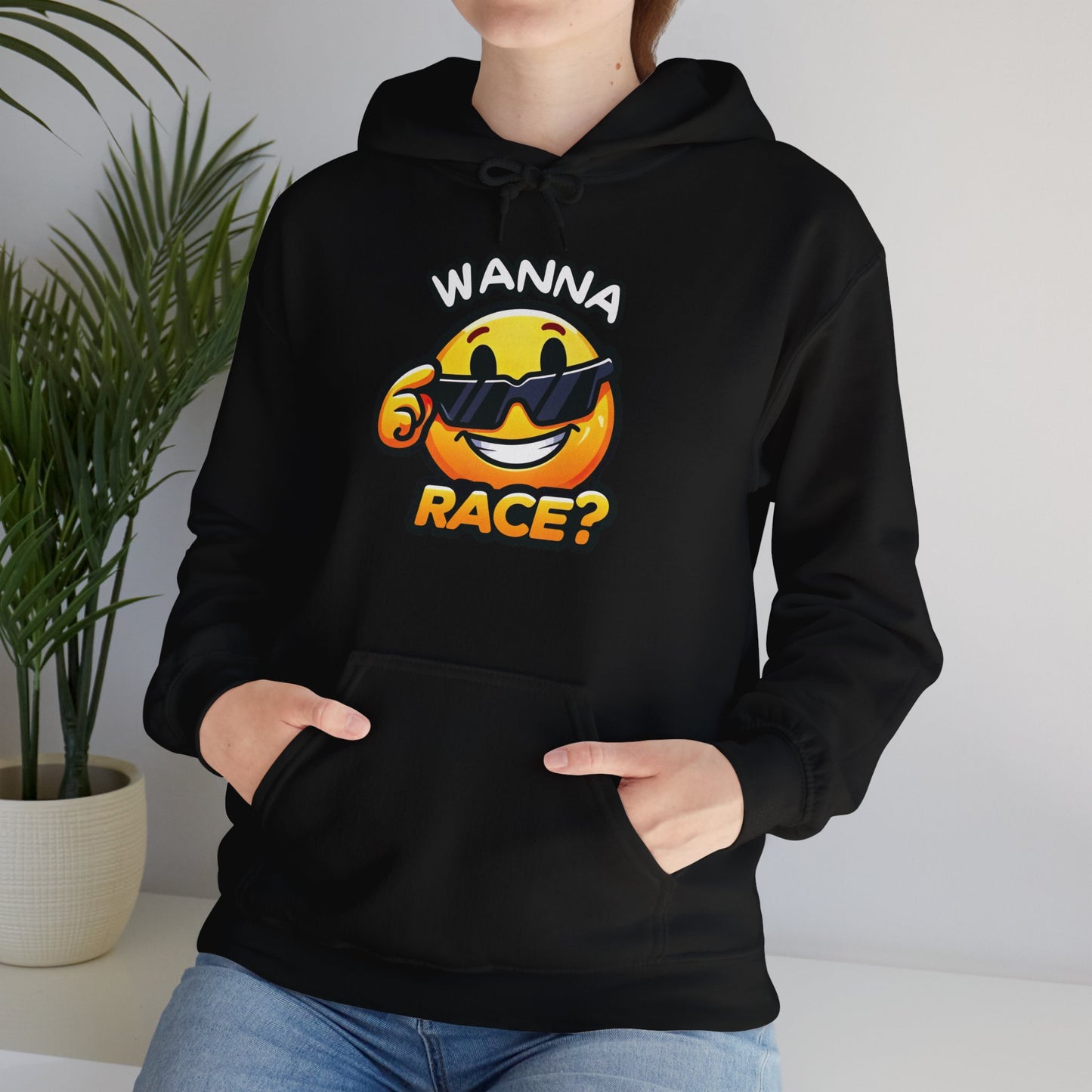 "Wanna Race?" | JDM unisex Hoodie