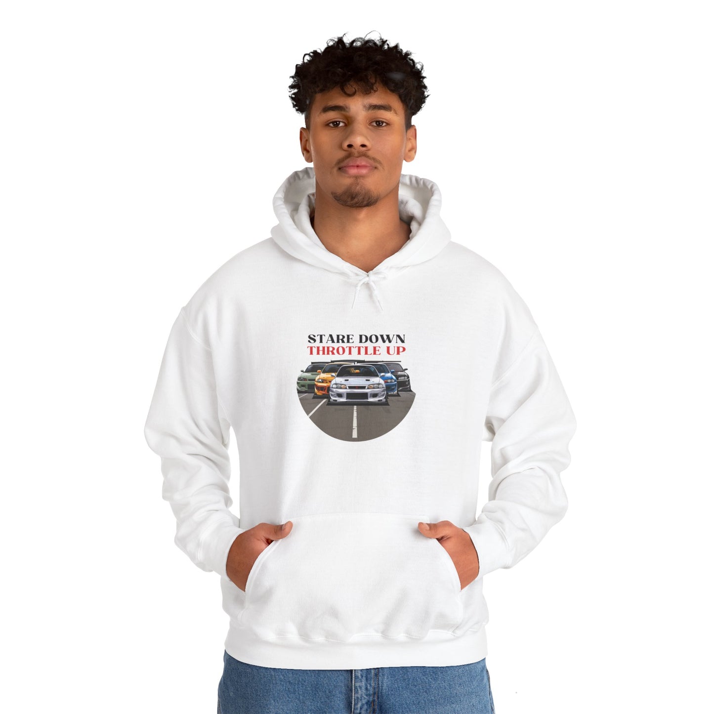 "Stare Down Throttle Up" | JDM unisex Hoodie