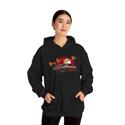 "Roaring Sun Roaring Run" | JDM unisex Hoodie