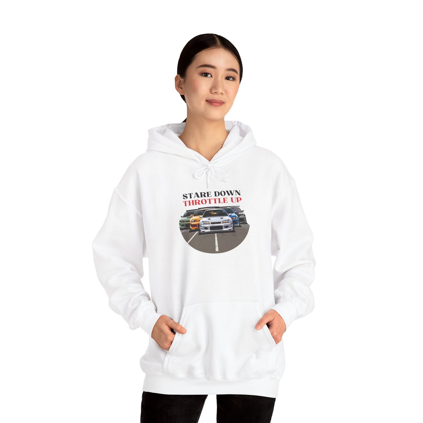 "Stare Down Throttle Up" | JDM unisex Hoodie