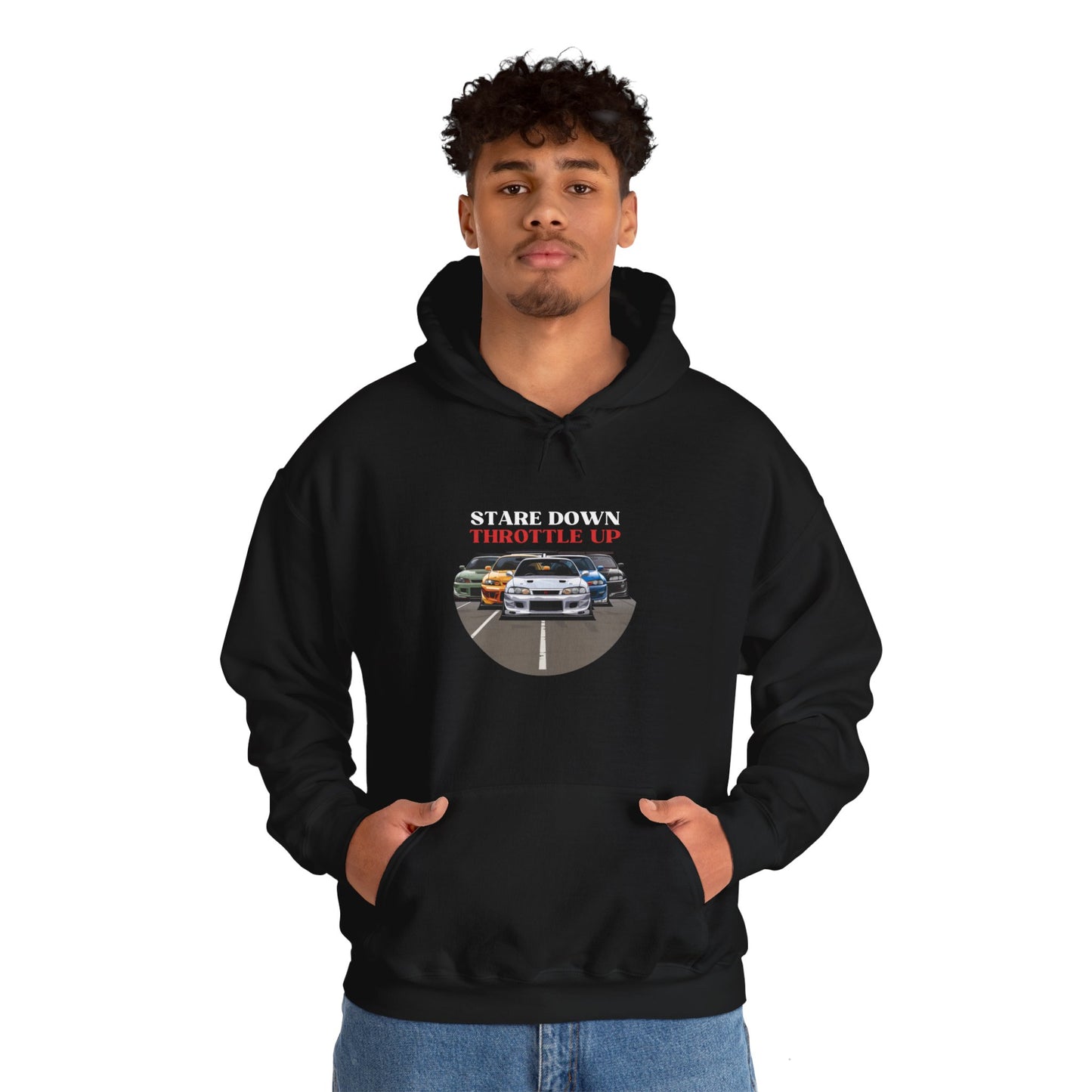 "Stare Down Throttle Up" | JDM unisex Hoodie