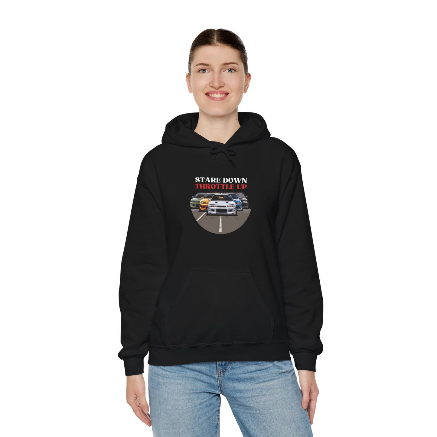 "Stare Down Throttle Up" | JDM unisex Hoodie