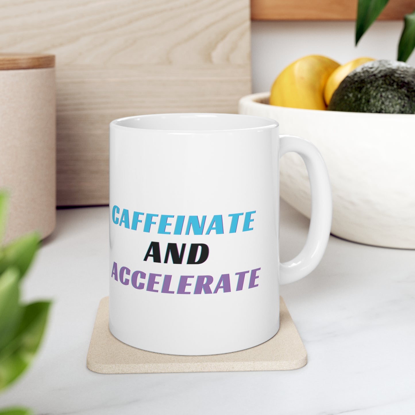 "Caffeinate and Accelerate"  | JDM Coffee Mug