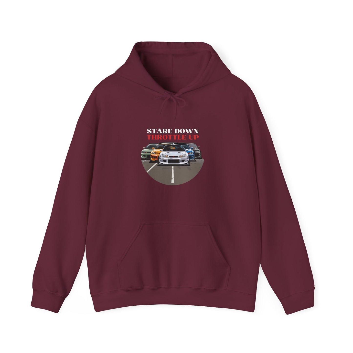 "Stare Down Throttle Up" | JDM unisex Hoodie