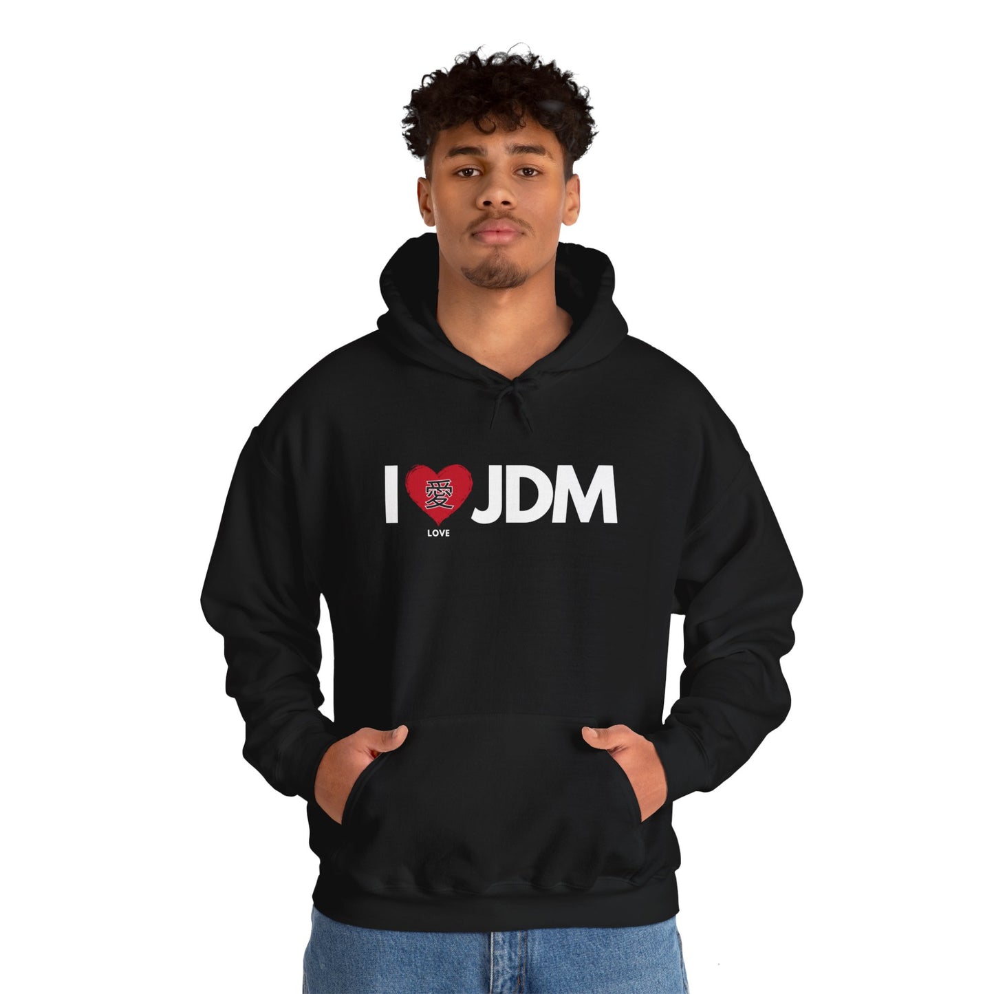 "I 愛 JDM" JDM unisex Hoodie