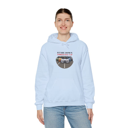 "Stare Down Throttle Up" | JDM unisex Hoodie