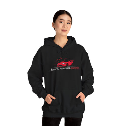 "Elevate, Accelerate, Dominate" | JDM unisex Hoodie