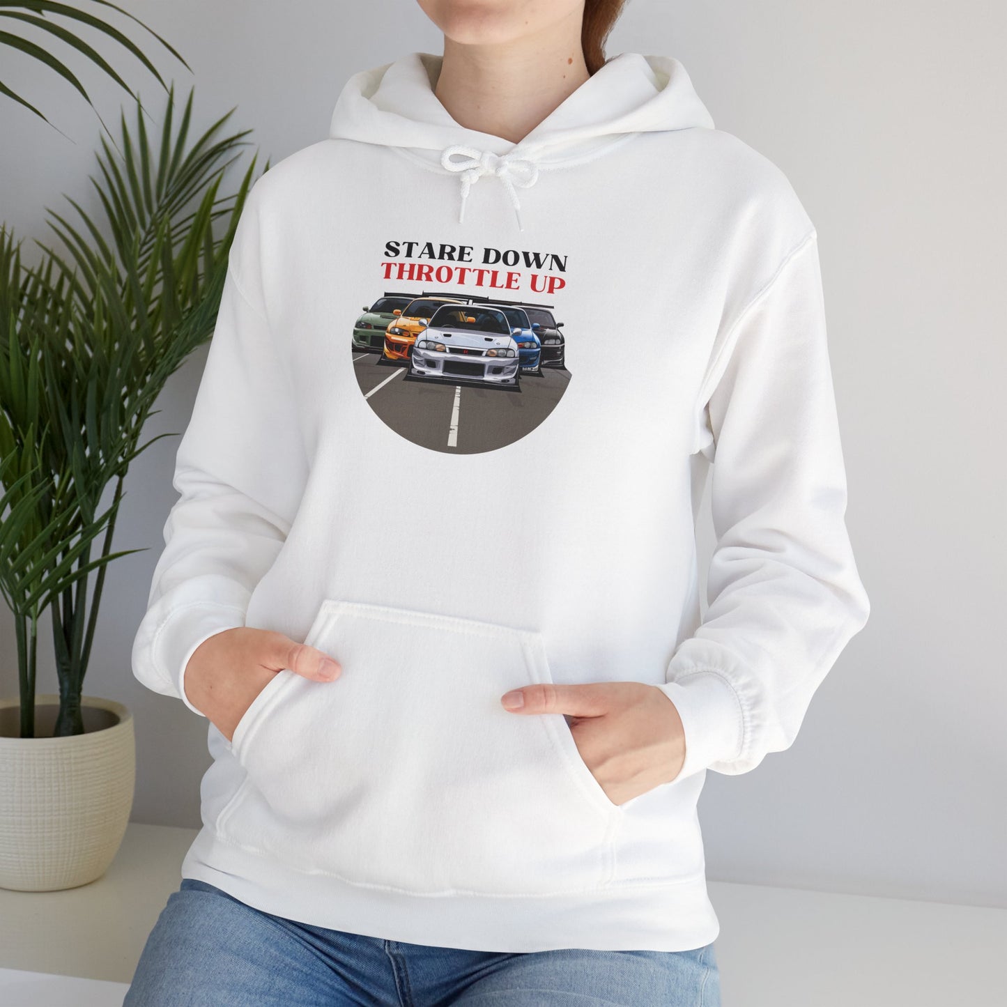 "Stare Down Throttle Up" | JDM unisex Hoodie