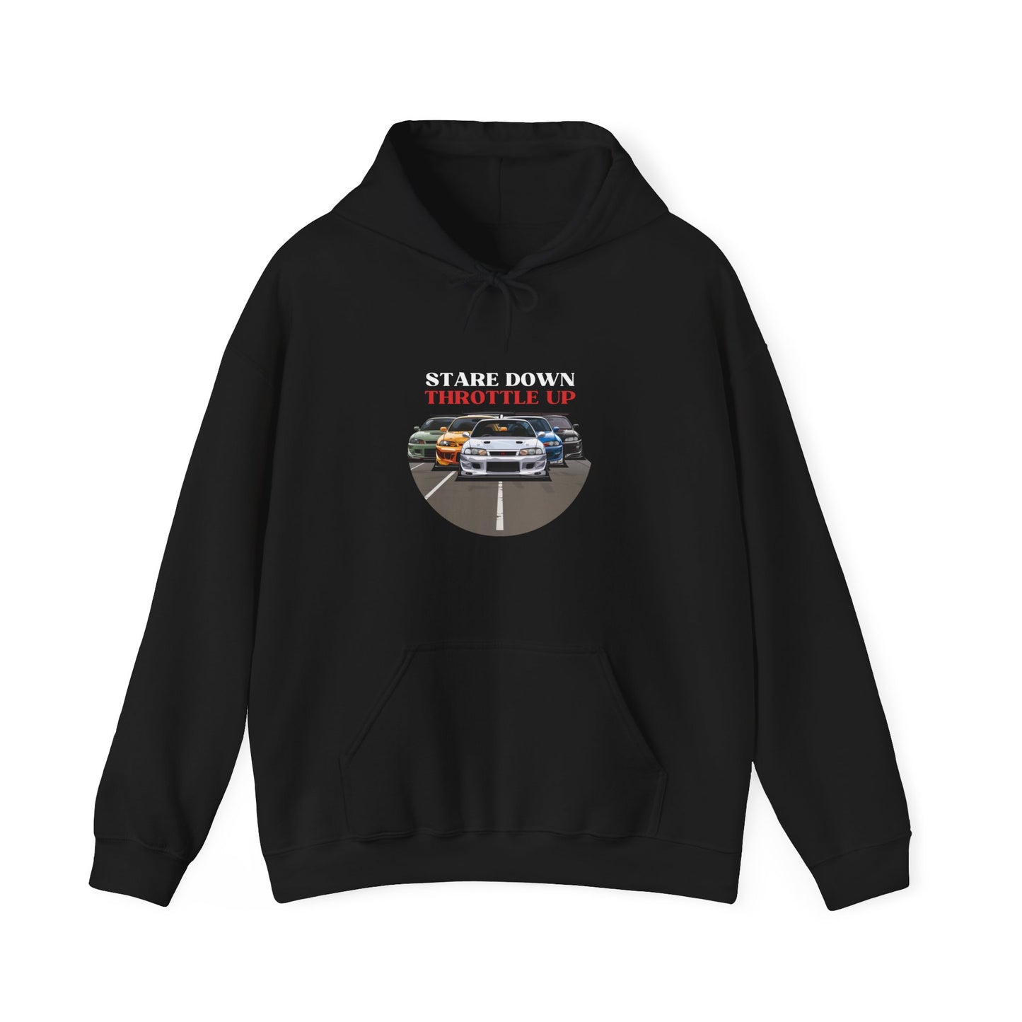 "Stare Down Throttle Up" | JDM unisex Hoodie