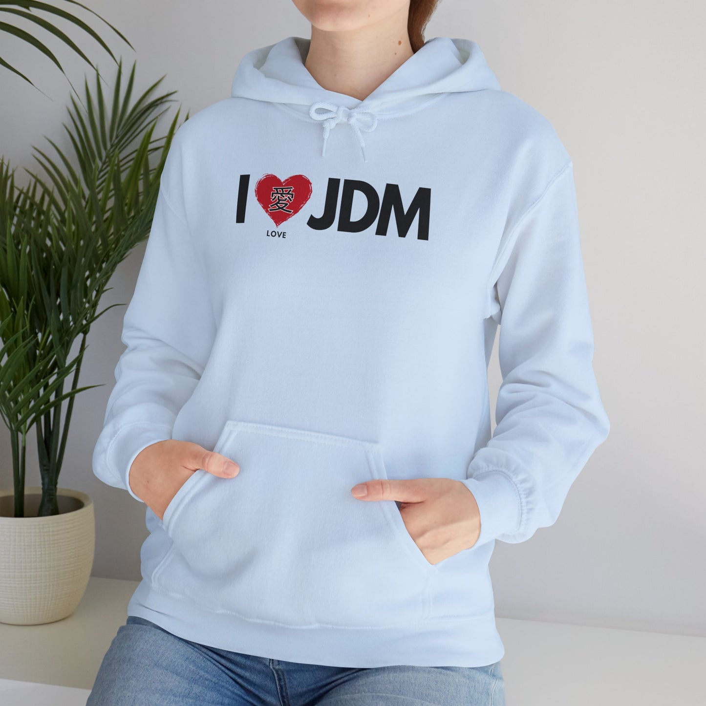 "I 愛 JDM" JDM unisex Hoodie