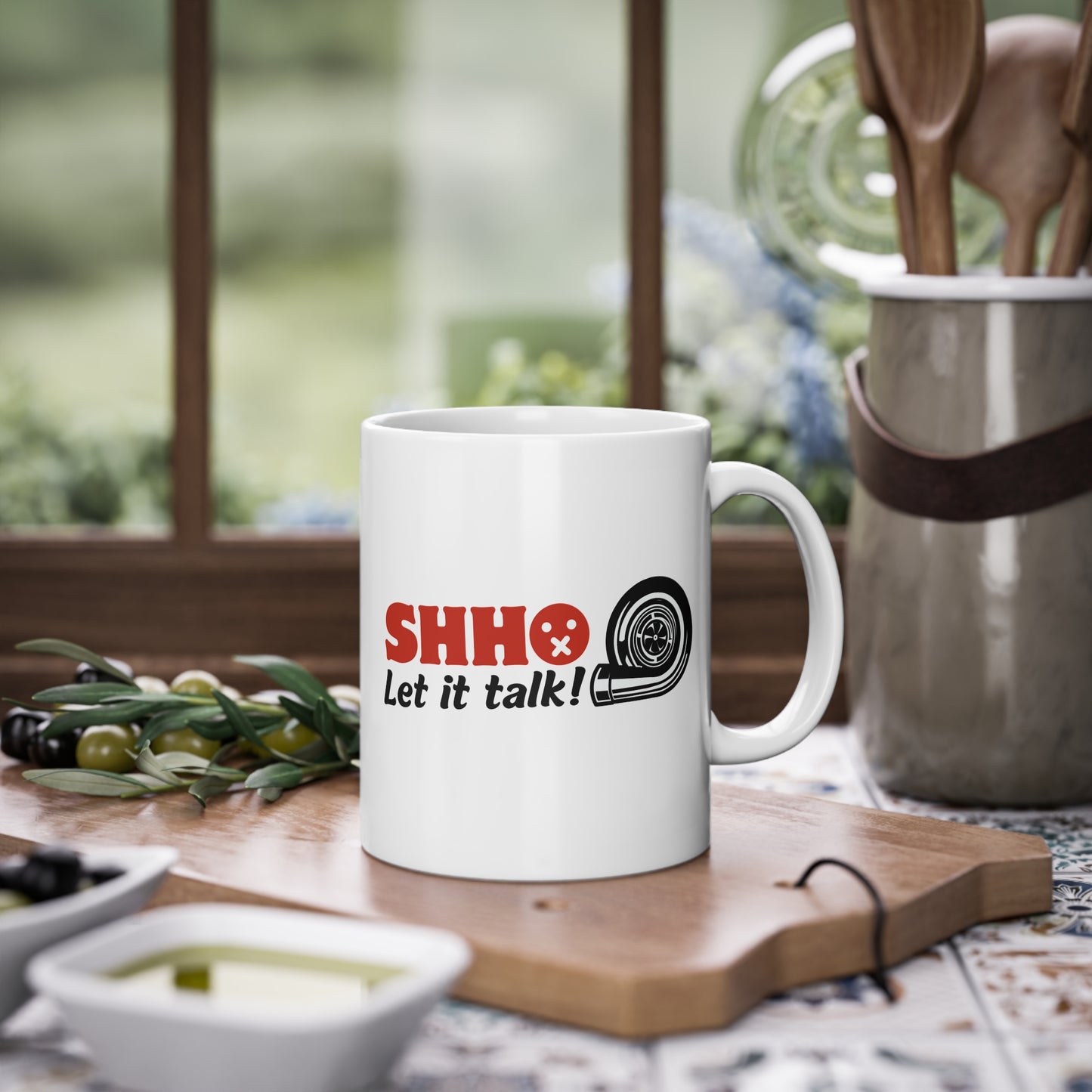 "Shh let it talk" | JDM Coffee Cup