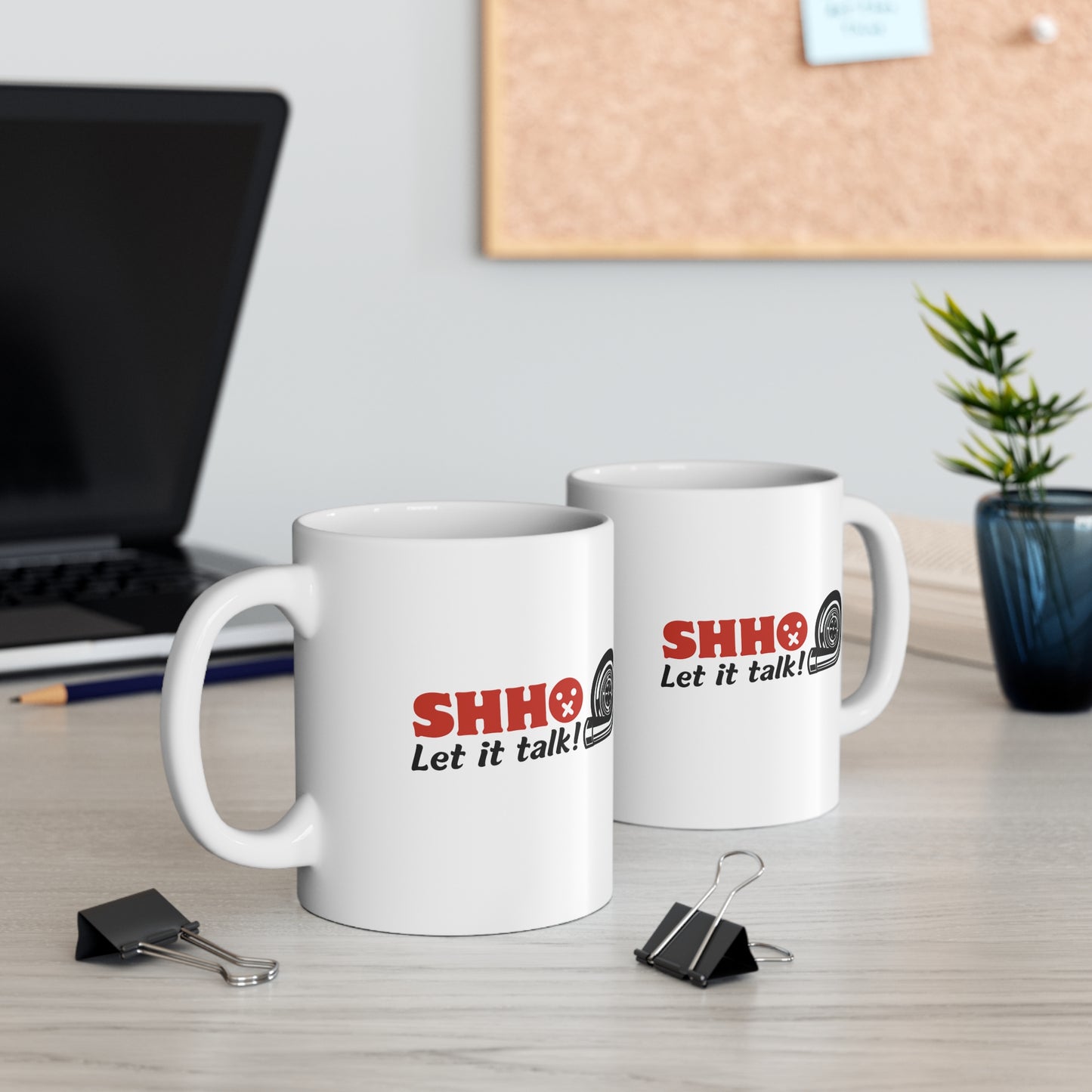 "Shh let it talk" | JDM Coffee Mug