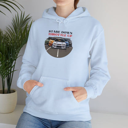 "Stare Down Throttle Up" | JDM unisex Hoodie