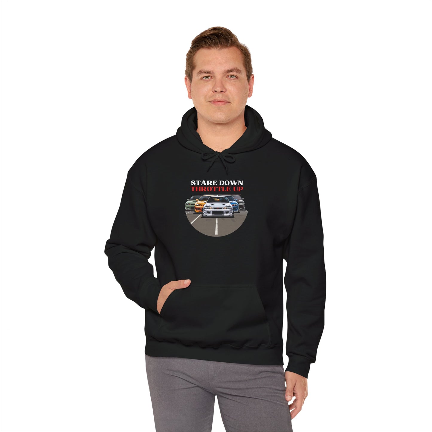 "Stare Down Throttle Up" | JDM unisex Hoodie