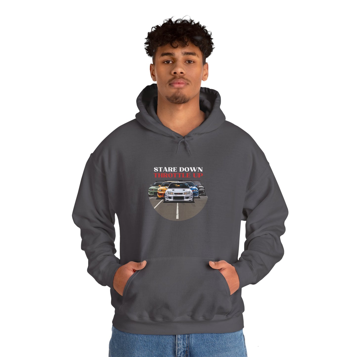 "Stare Down Throttle Up" | JDM unisex Hoodie